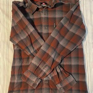 RED quicksilver flannel